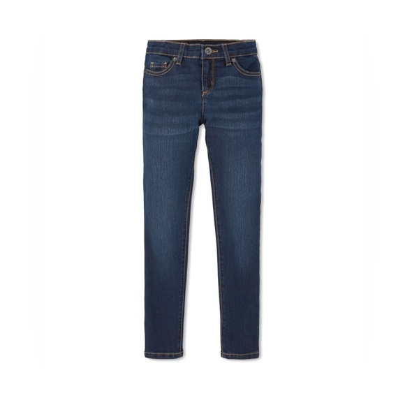 Children’s Place | Girls Super Skinny Jeans - Dark Wash - Picture 1 of 5